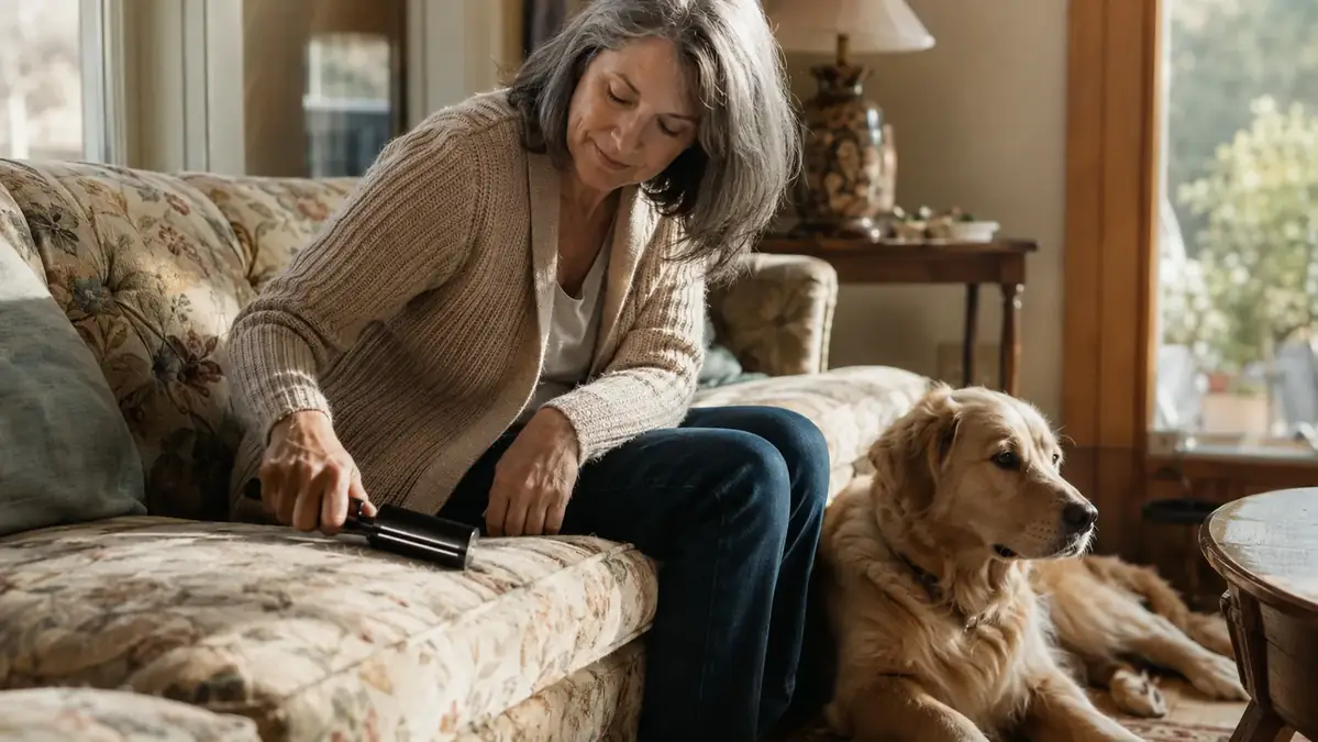 How to Remove Pet Hair from Furniture for Good